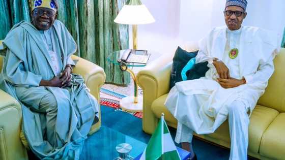 Breaking: Tinubu meets Buhari in Aso Rock, speaks on 2023 presidential ambition