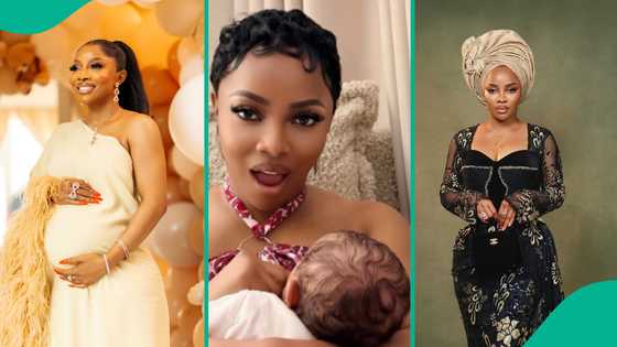 “It’s not necessary”: Toke Makinwa's advice on baby bathing fuels debate among parents