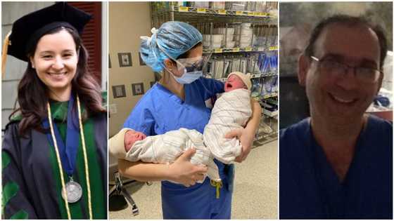 Lady delivers twins, sends photo to doctor who delivered her as a baby 26 years ago, stirs massive reactions