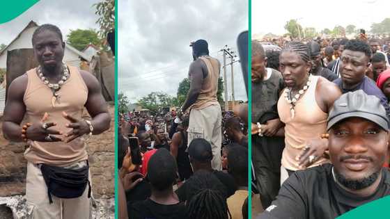 Benue killings: Video of VeryDarkMan's address to protesters as he shares strategy trends