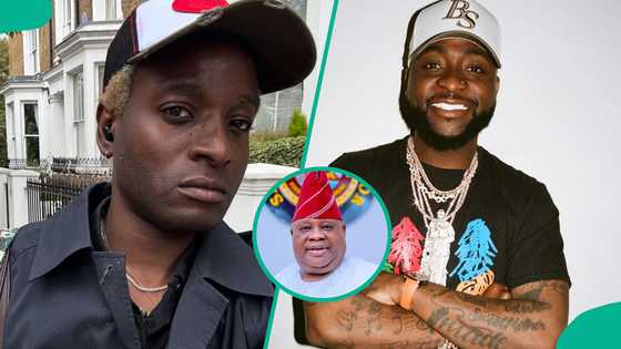 Adeleke's victory: Gov Soludo's son Ozonna celebrates Davido's family in style after Osun election