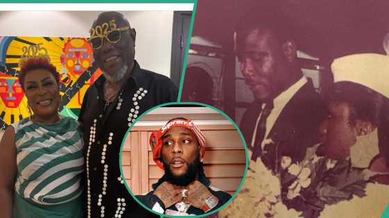 Burna Boy's parents celebrate 35th wedding anniversary, share throwback pictures: "Goals"