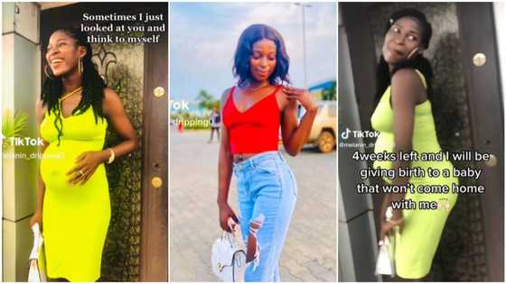 "My surrogacy journey": Nigerian lady shows off pregnancy she is carrying for couple, video stirs reactions