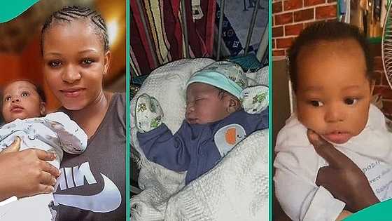 New mother pays elderly woman to bathe her baby, says her mum passed away, video trends