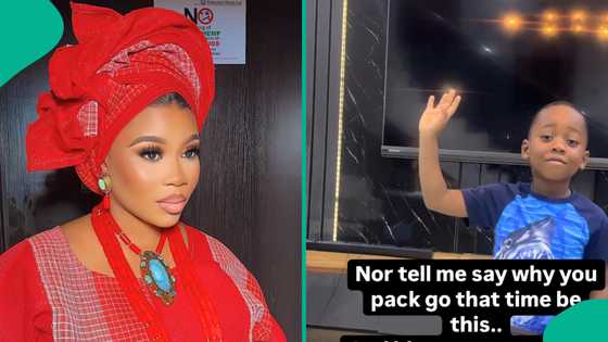Actress Wumi Toriola replies son as he explains why he’s tired of their house: “It’s not your fault”