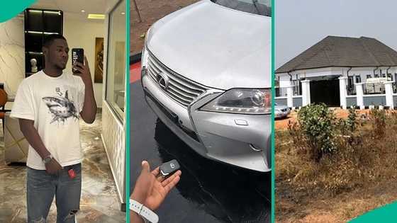 Nigerian man goes viral after flaunting properties he acquired in 2024, video inspires many