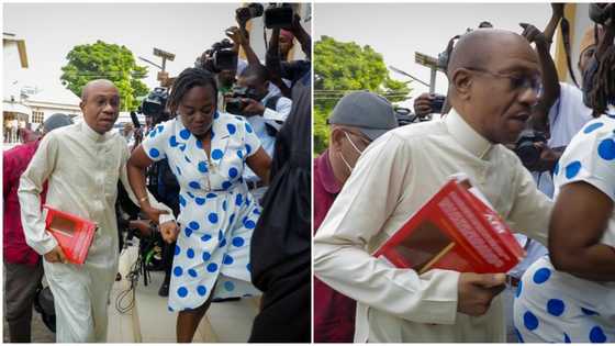 "I hope he doesn't faint": Nigerians react as video shows moment Godwin Emefiele appears in court