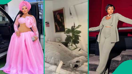 "God said not this family”: Queen Mercy Atang escapes death as POP ceiling crashes in her home