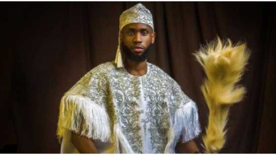 BBNaija star Emmanuel proves himself a fashionista with African swag in new photos