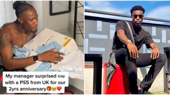 "Dey play": BBNaija's Neo gets PS5 gift from female manager as they celebrate 2nd anniversary, fans react