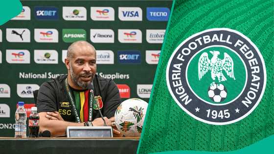 Eric Chelle speaks after being appointed coach of the Super Eagles of Nigeria