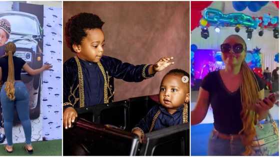 I’m obsessed," Regina Daniels says as clips from her sons' birthday party goes viral