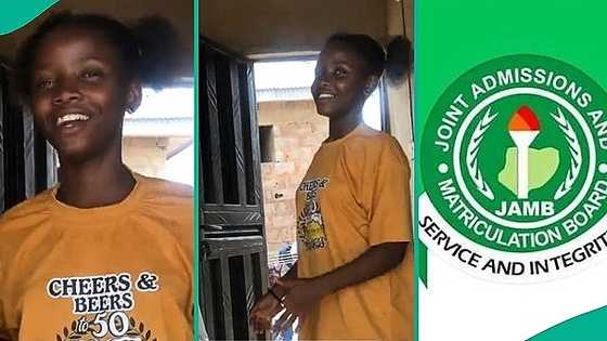 UTME 2025: Girl who checked result sees unusual remark from JAMB, people react to video