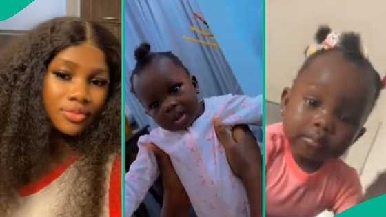 Mum reacts as 7-month-old baby repeatedly screams 'help' at home after learning new word