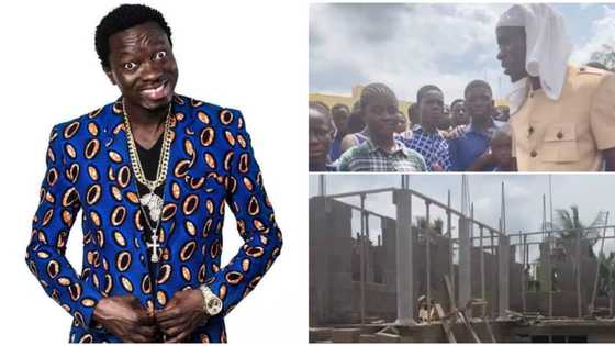 Ghanaian-American comedian Michael Blackson is building a school in his hometown Nsaba, Ghana