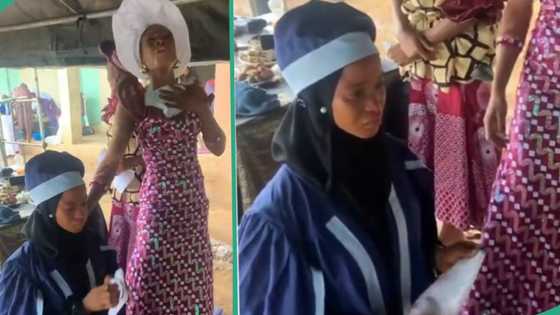 "You give me pride": Madam breaks down in tears on freedom day as her best apprentice graduates
