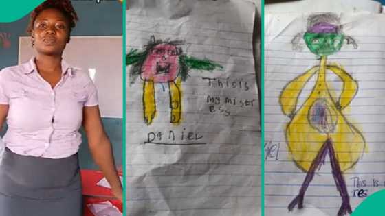 Teacher who asked her pupils to draw her cries out after seeing finished work: "Is this how I look?"