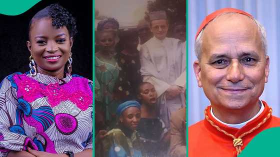 Pope Leo XIV: Lady shares old group photo taken 20 years ago when Robert Prevost visited Nigeria