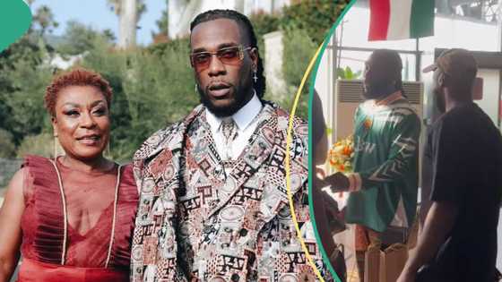 Burna Boy, mum arrive in Cote d'Ivoire amid ongoing AFCON, singer to headline concert, video trends
