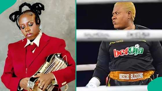 Teni reacts as actress Nkechi Blessing challenges her to boxing match after Phyna defeat