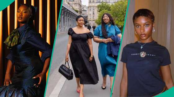 Sweet photo as Ayra Starr and Tems' mums link up, fans gush over them: "They look like sisters"