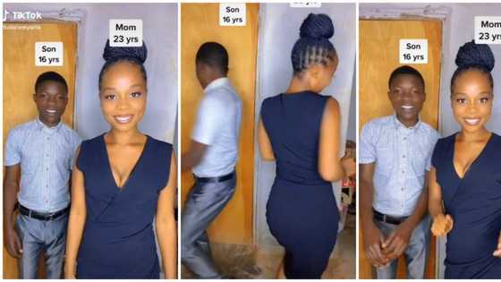 They look like mates: 23-year-old shows off her adopted 16-year-old son in cute dance video, causes a stir
