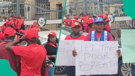 Wata sabuwa: Ma'aikata sun yi gangami a Abuja, sun rufe ofishin ministan kudi