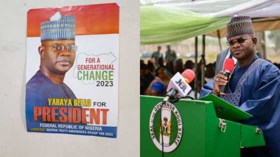 2023: Yahaya Bello presidential campaign posters flood Kano state