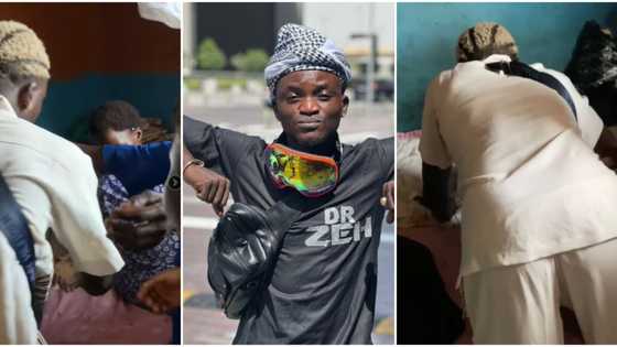 Portable fulfills promise, blesses new mum of twins in trenches, old women, others get money too