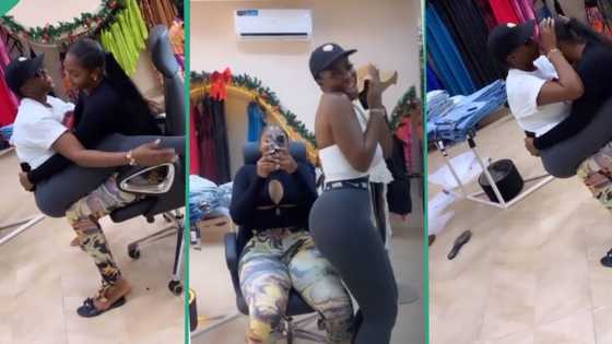 "This girl is just a baby in adult body": Video of Hilda Baci dancing and playing with bestie trends
