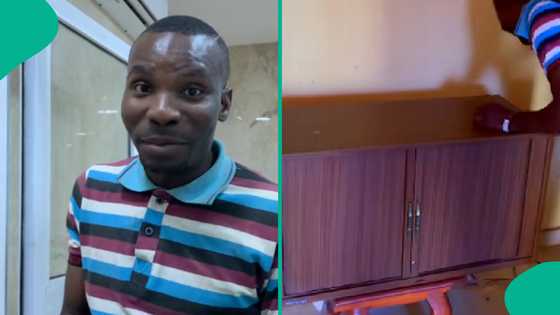 Man who opened his grandfather's cupboard shares video of what he found inside