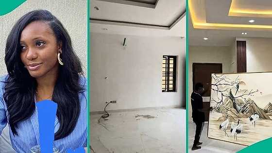 Video of Nigerian lady's apartment exudes luxury and class, people react to impressive interior