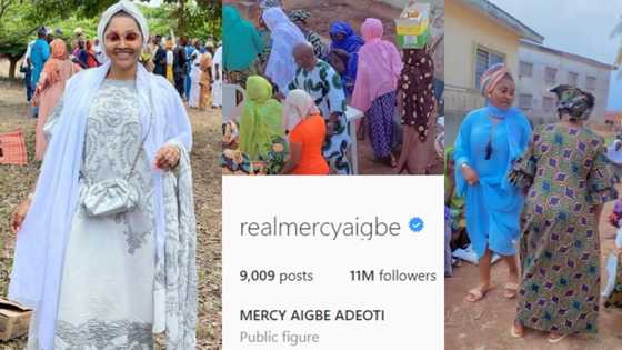Mercy Aigbe finally adopts new husband’s last name, spends Sallah in his hometown, fans gush over videos