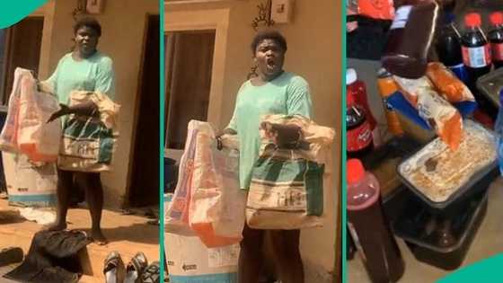 Student intentionally carries bags to convocation ceremony to pack food, drinks, funny video trends