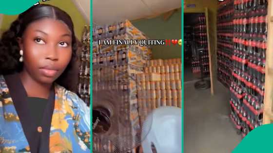 Emotional moment Nigerian lady announced closure of her business, video breaks hearts