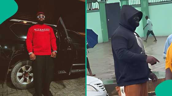 Hunger protesters in Benin ask Harrysong to sing for them or go back: "With his fake clothes"