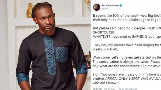 90% of youths view BBNaija as their only breakthrough: Uti Nwachukwu addresses fans desperate to join show