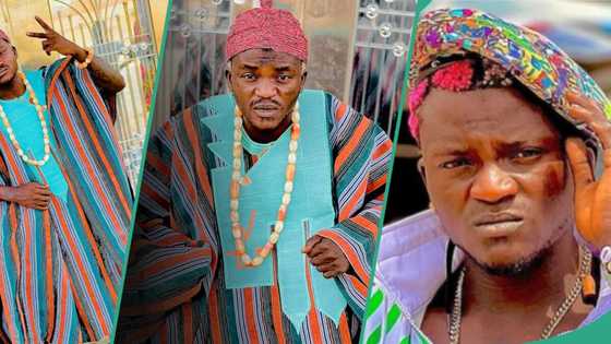 Portable rocks royal chief outfit, brags about his music career: "Luck didn’t bring me this far"