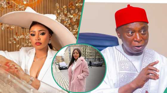 Regina Daniels spotted in the UK amid commercial flight saga, marital crisis, video goes viral