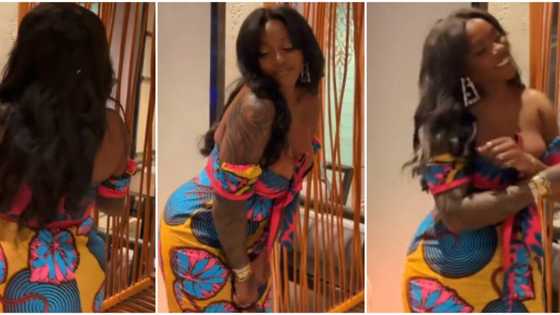 Fans gush as Olamide shares stunning video of colleague Tiwa Savage dancing to his song