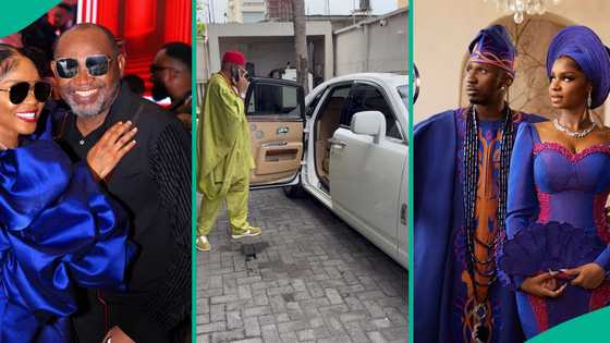 JP2025: Iyabo Ojo's lover Paulo cruises to traditional wedding in Rolls-Royce: "Father of the day"