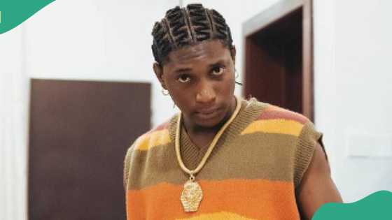 “This is my wife”: Bella Shmurda brags as he flaunts his beautiful girlfriend in video, fans react