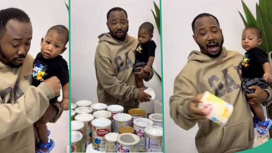 High cost of living: Dad complains as 5-month-old son finishes 14 tins of cerelac, opts for eba