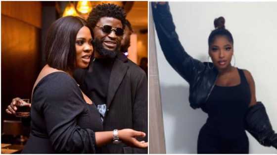 DJ Enimoney reportedly dating MC Oluomo's daughter, sends wife and kids packing after beating their mum