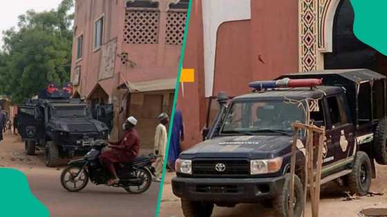 An jibge jami'an tsaro yayin da Sanusi da Aminu ke naɗa Galadima 2 a Kano