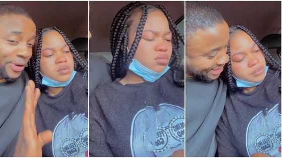 "I wanted a boy as first child": Nigerian lady cries after giving birth to baby girl, video goes viral