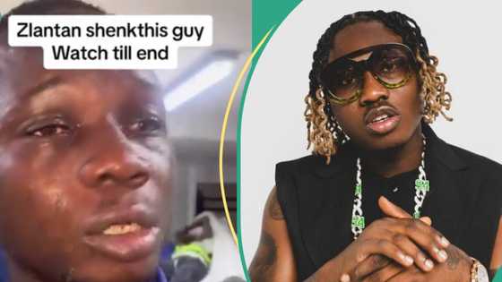 Man cries like an abandoned child after Zlatan allegedly ignored him, swears for the singer in video