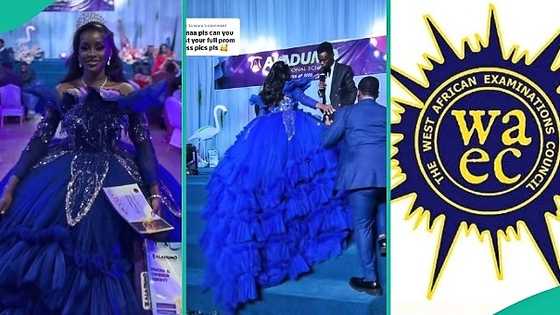 WAEC 2025: Girl who spent money on exquisite graduation prom celebration speaks about exam result