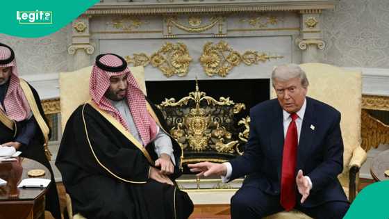 Trump defends Saudi crown prince at white house over Jamal Khashoggi killing