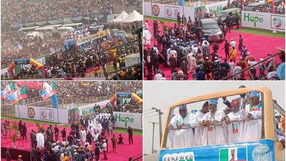 Live Updates: I will work hard for Nigeria as Buhari did for me, Tinubu declares at grand finale Lagos rally